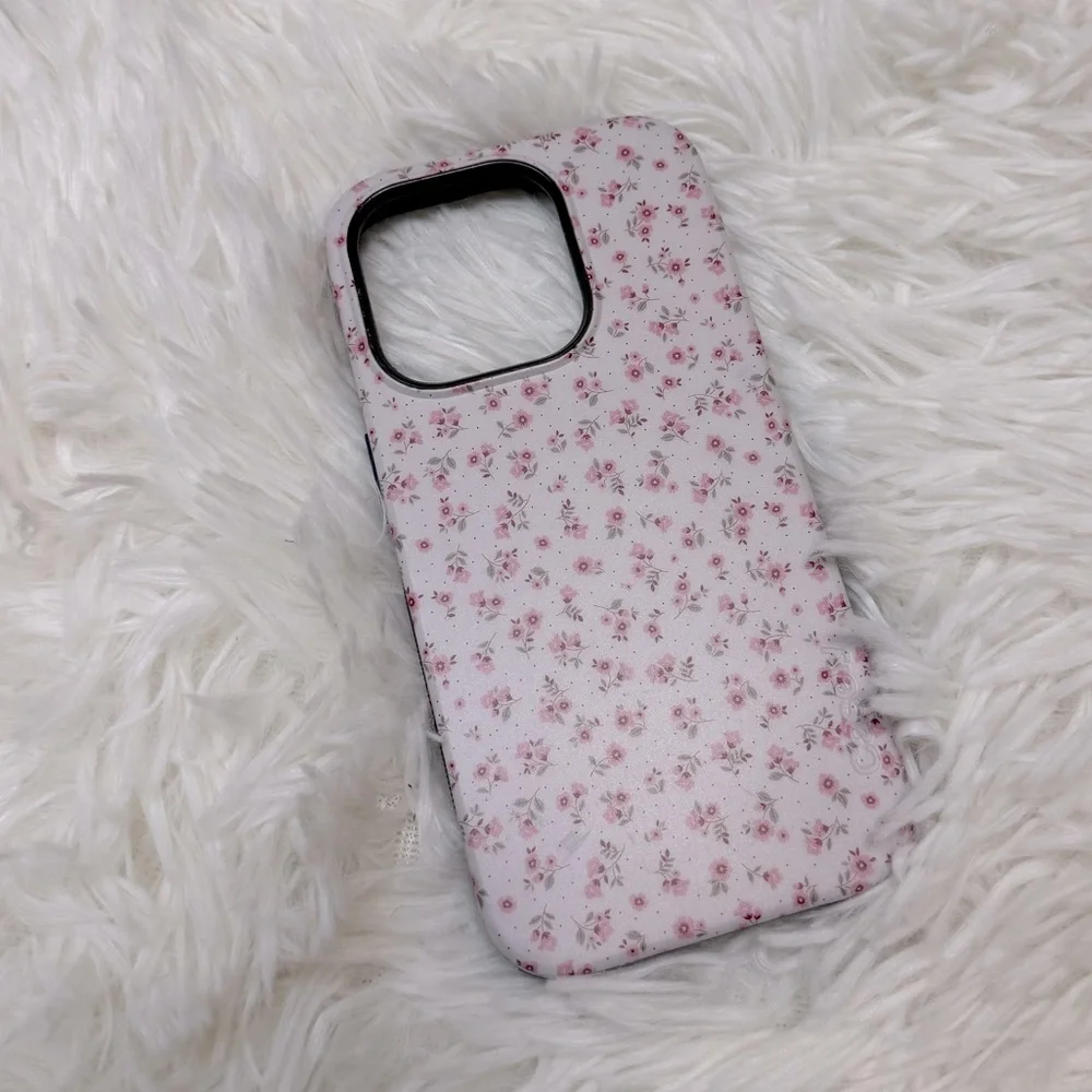 Casely Case IPhone 15 Pro Case Floral Pink Phone Case Casely IPhone 15 Pro Case